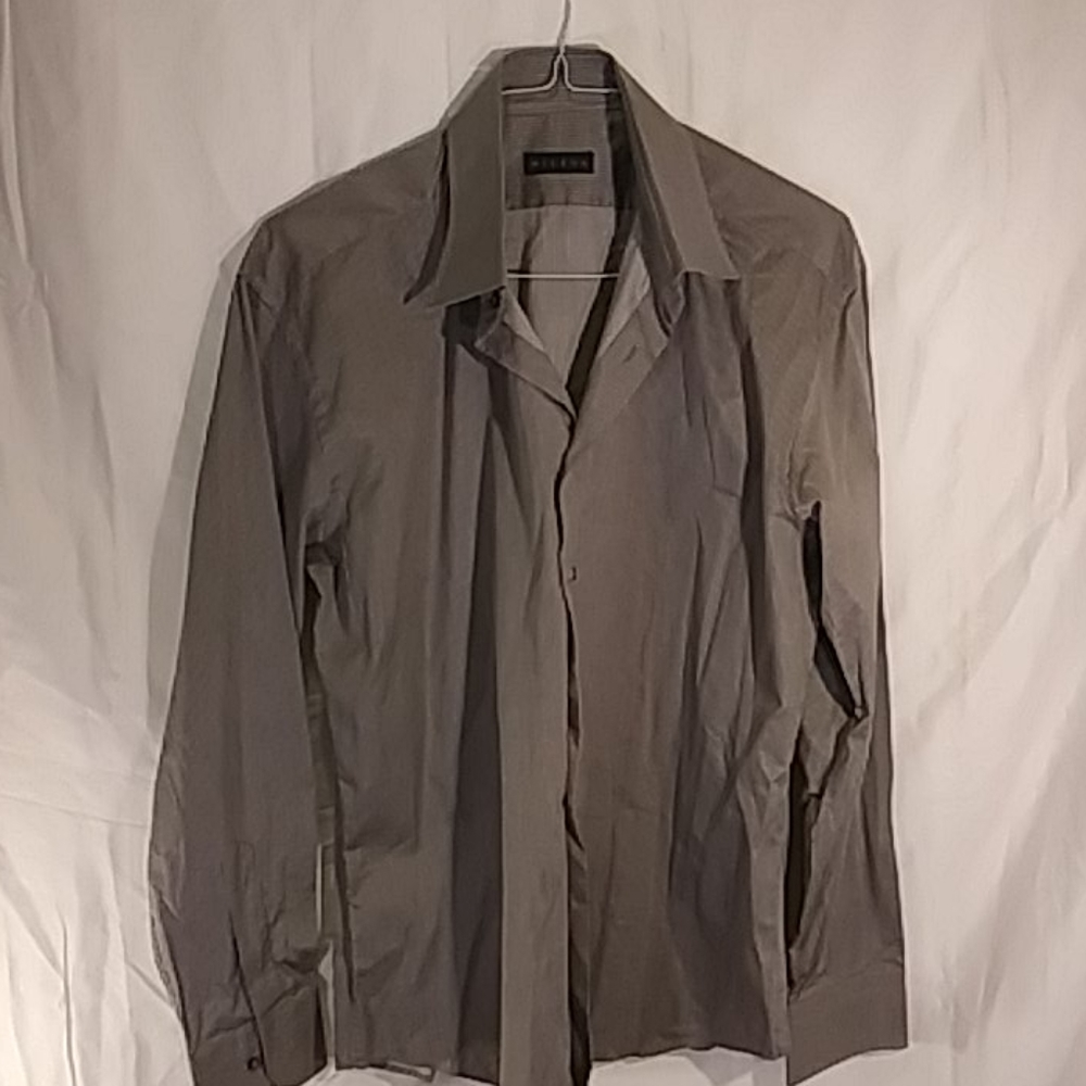 New Milena Grey & White stripe Shirt